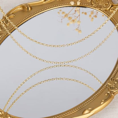 GTVOODX 16.4 Feet Gold Filled Stainless Steel Rolo Chain for Jewelry Making | Unfinished Permanent Jewelry Chain Roll for DIY Jewelry Bracelet Necklace Making with Lobster Clasps Jump Rings - color: Gold Rolo Chains