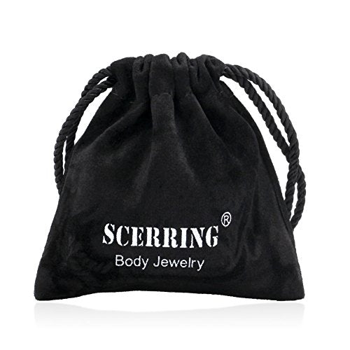 SCERRING 14G Nipple Rings Stainless Steel Nipplerings CZ Heart Tongue Shield Barbell Rings Retainer Body Piercing Jewelry for Women 9/16Inch 8 Pairs - color: 8 Pairs - Rose Gold