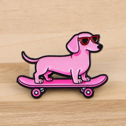 8PCS Cute Dachshund Pins Set – Adorable Sausage Dog Enamel Lapel Pins for Pet Lovers – Kawaii Dog Brooches for Jackets, Bags, Hats – Perfect Gifts for WienerDog Fans & Animal Enthusiasts
