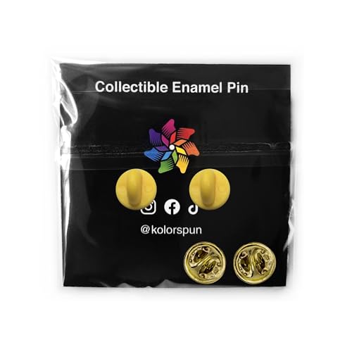 Kolorspun Hustle Enamel Lapel Pin - color: Gold