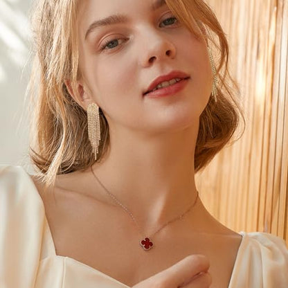 HERIER Rhinestone Earrings Dangling for Women Chandelier Statement Tassel Earrings Girls Silver Sparkly Drop Cubic Zirconia Crystal Earrings Long Dangle Costume Jewelry - color: Gold-Round Tassel