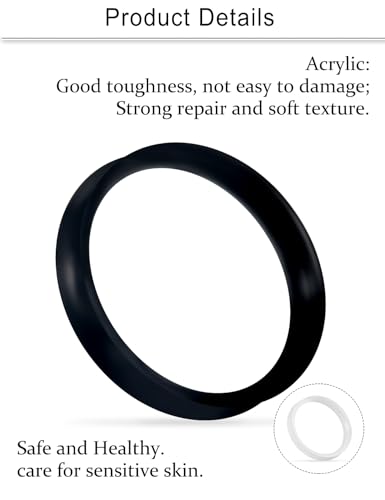 Cisyozi 10G-50mm Thin Silicone Gauges for Ear Flexible Double Flare Gauges Tunnels Expander Stretching Gauge Earlets Plugs Gauges Kit Earlets Retainer Same Sizes 3 Colors - style: Size: 48mm = 1 7/8 inch