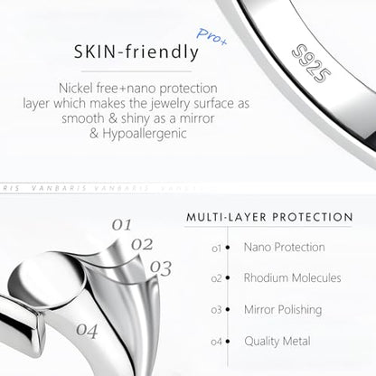 Necklace Extender Silver Durable Necklace Extenders, 925 Sterling Silver Chain for Bracelet Anklet 2 Piece Set 1" 2" Inches - color: Silver, size: 1 2 inch