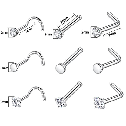 A-minusone 84+98+120PCS Body Septum Piercing Kit 14G 16G Tools for Nose Tongue Lip Ear Eyebrow Belly Button Cartilage Tragus Industrial Barbell Helix Daith Piercing Jewelry Clamps - size: 98 Pcs