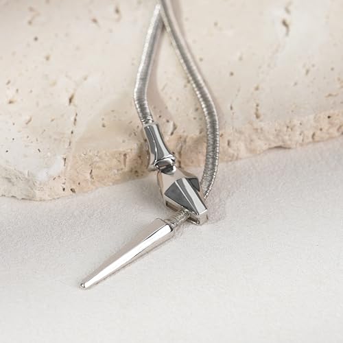 Handmade in Italy Necklace S925 Silver Twist Choker-Necklaces Minimalist Coil Craft Jewelry Mother's Day Christmas Gift for Women - color: 11