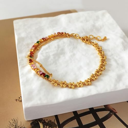 18K Gold Bangle Bracelets for Women 925 Sterling Silver Bracelets Bracelets Adjustable Boho Bracelets Stackble Cuff Bangle Bracelets for Men Women Chunky Gold Bangle Open Cuff Bracelets Christmas Gift - color: Bracelets-13