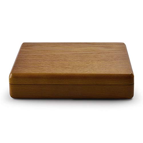 Oirlv Solid Wood Ring Jewelry Box Organizer Earrings Jewelry Drawer Organizer Tray with Lid (Grey) - color: Grey Box