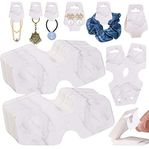 200PCS Bracelet Display Cards Necklace Holder Cards Self Adhesive Jewelry Packaging Selling Card for Small Business (Mable, 1.8x4.7 inches) - color: Mable