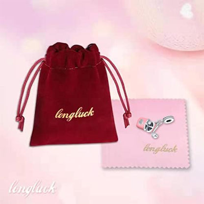 925 Sterling Silver Charms for Bracelets and Necklaces Beads Charms Jewelry Gift for Women - color: Headphones Charm