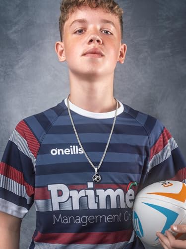 GOLDCHIC JEWELRY Sport Necklaces for Men Teen, Football Baseball Soccer Basketball Softball Necklaces with Stainless Steel Chain Athlete Jewelry Sports Fan Gift - color: Soccer Pendant-Steel, style: NO Engraving