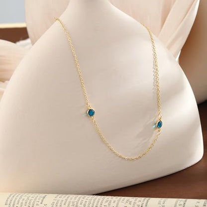 Waist Chain for Women 14K Gold/Silver Plated Body Chain Beads Link Belly Chains Belly Belt Waist Beads Chains Adjustable Sexy Bikini Body Jewelry Daily Belts Gifts for Women - style: Dark Blue CZ Chain-GD