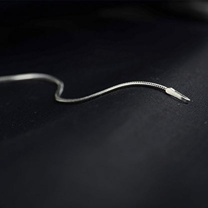 LUHE Silver Chain Sterling Silver Snake Chain Necklace 1MM Italian Crafted Thin Chains Lightweight Strong Chains - Lobster Claw Clasp Gifts for Women 14-30 inchs - size: 1mm snake chain 26in