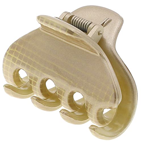 Camila Paris CP3195 French Small Hair Clips for Women, 1.75" Small Claw Clip Fashion Styling Mini Hair Clip Accessories for Women, Strong Hold No Slip Grip Cute Claw Clips, Made in France - color: Gold 1.75"