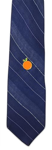 Novel Merk Fruit Lemon, Strawberry, or Orange Appreciation Lapel Pin, Hat Pin & Tie Tack Set with Clutch Back - style: 3-Orange