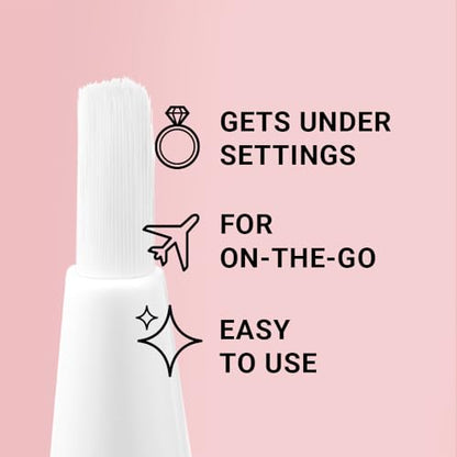 Travel Jewelry Cleaning Essentials, Wipes, Pen & Solution - color: Sparkle + Shine Jewelry Cleaning Stick