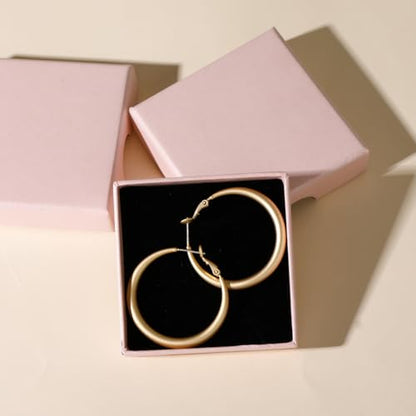 Golden Hoop Earrings For Women The Twisted Close-Fitting Hoop Shape Is Crafted With Gold-Plated Material And S925 Silver Pins Light Luxury Elegant Unique And Minimalist Style - color: GEE4007-Gold