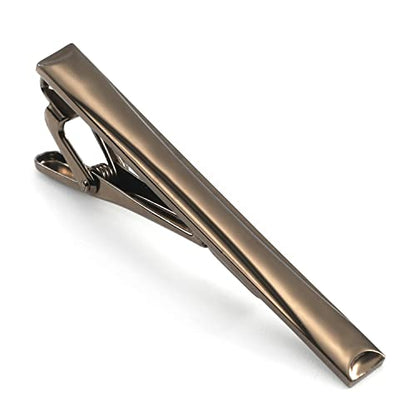 Fashion Necktie Clips Tie Bar Clips Tie Pins Set for Men Pack of 3 - style: Style A