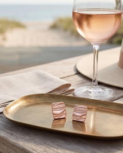 Gold Earrings for Women Trendy Chunky Statement Stud Earrings | Hypoallergenic Earrings,Gold Stud Earrings,Earrings for Sensitive Ears Women,Statement Earrings,Jewelry Gifts - color: Aimran & Rose Gold