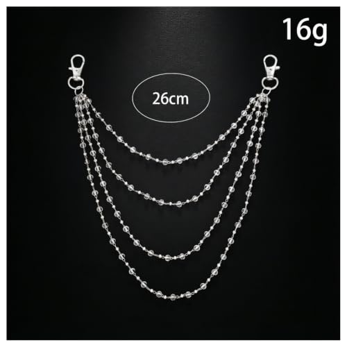 Crystal Bead Shoulder Chain for Women, Layered Bead Arm Cuff Chain Jewelry, Adjustable Crystal Bra Strap Chain Shoulder Drape Accessory for Weddings, Parties, Beach, Festivals, Beach - color: Silver
