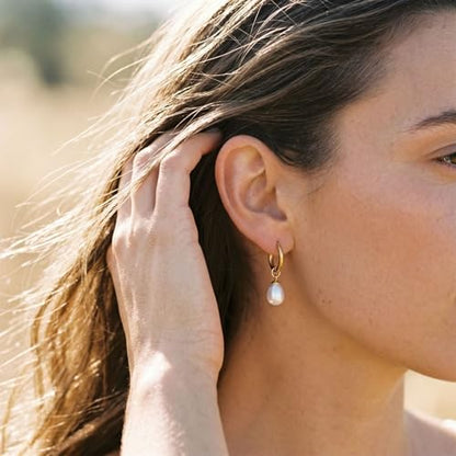 Gold Plated Dangle Earrings Dainty Silver Drop Earring Trendy Long Dangling Wedding Bridesmaid Hoop Diamond Crystal Cute Earring Prom Jewelry Graduation Gifts for Women - color: gold