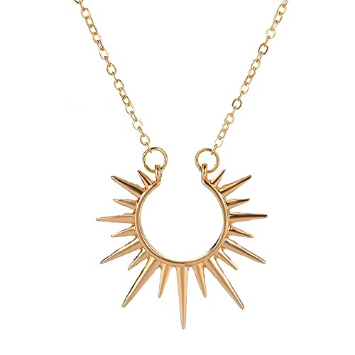 Layered Gold Necklace Set with Coin Pendant Boho Beaded Design Adjustable Chain Jewelry for Everyday Stacking Accessories - color: F