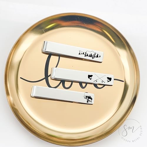 Men’s Stainless Steel Tie Clip Set – Set of 3 Classic Tie Bars – Durable, Rust-Resistant Dress Accessories for Work, Weddings & Everyday Wear