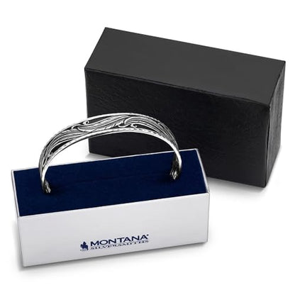 Montana Silversmiths Made in the USA Western Lifestyle Women's Cuff Bracelet - style: Along the Way