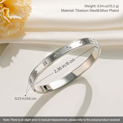 925 Sterling Silver Bangles For Women Handmade Silver Bangles Open Adjustable Bangle Bracelets For Women Silver Open Cuff Bracelets Stackable Wrap Bangles Festival Jewelry Gifts - color: Style 07