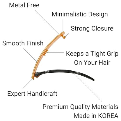 12pcs Hair Barrettes Set for Women and Girls, Hair Clips for Thick Thin Fine Hair, Non-metal Hair Accessories, Non-Slip Grip Handmade Snap Hairpin, BPA Free - color: SN2