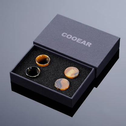 COOEAR 2 Pairs Matched Set Gauges for Ears Flesh Tunnels Kits Plugs Earrings Blue Acrylic Ear Expander Stretchers Piercing. - color: Y6635J, size: 5/8"(16mm)