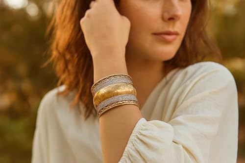 Touchstone Indian Bollywood Handcrafted Slip In Easy To Wear Stylish Wrist Enhancer Designer Broad Jewelry Cuff Bracelet For Women and Men. - style: Elephant 2