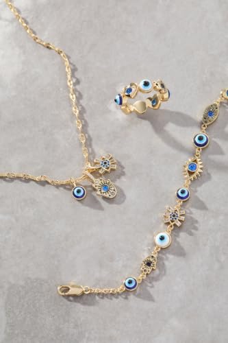 Alex and Ani Evil Eye Rings - style: Band Ring
