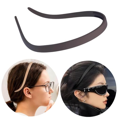 6pcs Square Sunglasses Headbands for Women & Girls No Pressure Headband | Neutral Color Hairband Non Slip with Teeth