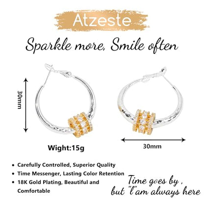 Shiny Gold Butterfly Earrings for Women | 14K Real Gold Plated Butterfly Earrings for Women, Dainty & Trendy Butterfly Stud Earrings for Fashion Jewelry Gifts - color: Silver