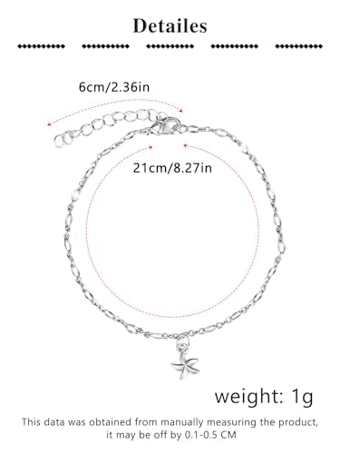 MODRSA Toe Rings for Women Toe Rings and Anklets for Women Toe Ring Adjustable Toe Rings Silver Rose Gold - color: E1-toe rings +anklets -silver