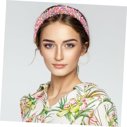 Outanaya Wide Headband Women's Fashion Headband Makeup Styling Padded Accessory
