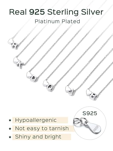 ChicSilver Sterling Silver Bracelets For Women Letter A-Z Initial Bracelet - style: 01.K