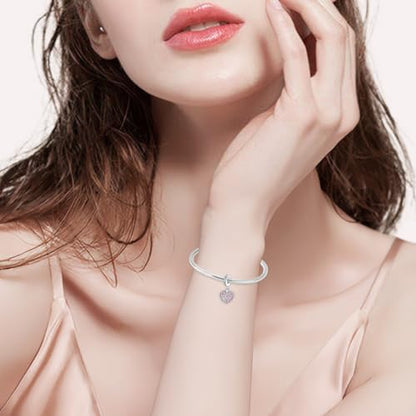 Annmors Birthstone Charms for Bracelet 925 Sterling Silver Charms fit Bracelet Necklace Dangle with 5A Cubic Zirconia Christmas Valentine Mother's Day Gift for Women - color: 10-October-Opal
