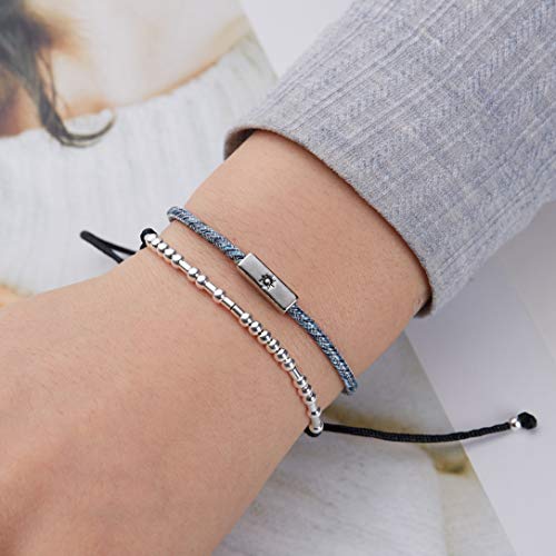 ASELFAD Morse Code Bracelets for Women, Funny Best Friend Birthday Gifts for Women Friendship Bracelets, Inspirational Jewelry, Teen Girl Gifts Trendy Stuff - style: Zero F Given