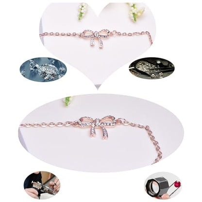 925 Sterling Silver Bracelets for Women Adjustable Love Heart Charm Chain Bracelets Fashion Jewelry Valentine's Day Gifts for Your Lover - color: 2-Silver