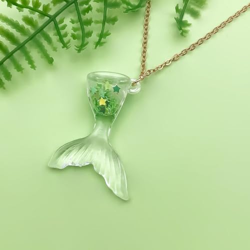 Sailanzi 18pcs Resin Ocean Tail Set Pendant Jewelry Making DIY Keychain Earrings Pendant Various Design Charms for Jewelry Making Bracelets Necklace (SN770) - color: SN770
