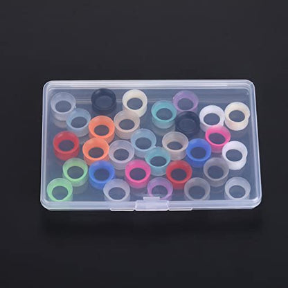 Xpircn 30Pcs Silicone Ear Gauges Flexible Ear Tunnels Plugs Stretchers Expander Double Flared Flesh Ear Piercing Jewelry for Women Men - style: Gauge:1/2"(12mm)