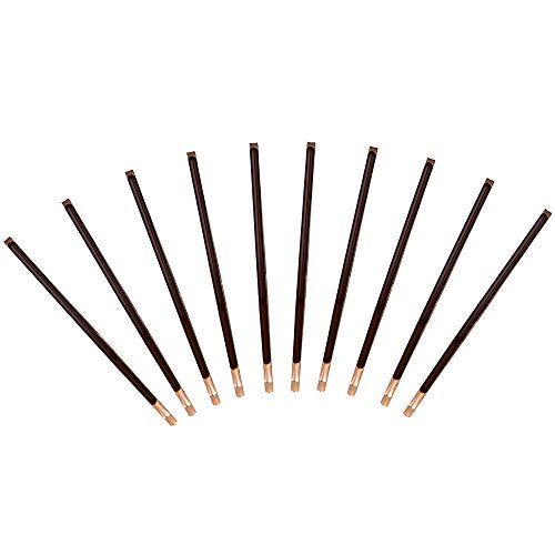 Yishenyishi Pack of 10 Curved Jumbo Bobby Pins,Hair Clips (Brown-10pcs) - color: Brown