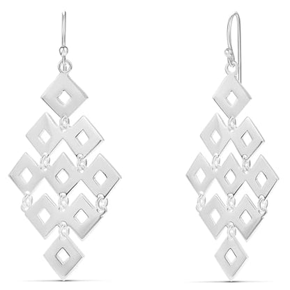 Milla Boho Earrings for Women Dangling - color: Rhombus Dangler