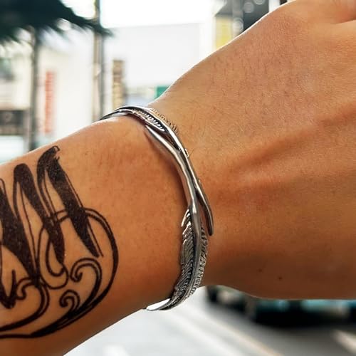 925 Sterling Silver Bracelet Plated Cuff Bangle Bracelet Fashionable Multi-layer Cross Wire Bangle Bracelet Open Adjustable Wide Cuff Bracelet for Teen Girls Fashion Jewelry - color: 16