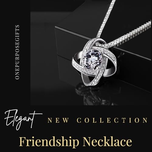 Friendship Necklace, Friendship Gifts for Women, Gifts for Best Friend, Best Friend Friendship Necklace, Birthday Gifts for Female Friends, Her, BFF, Bestie… - color: Twist S1