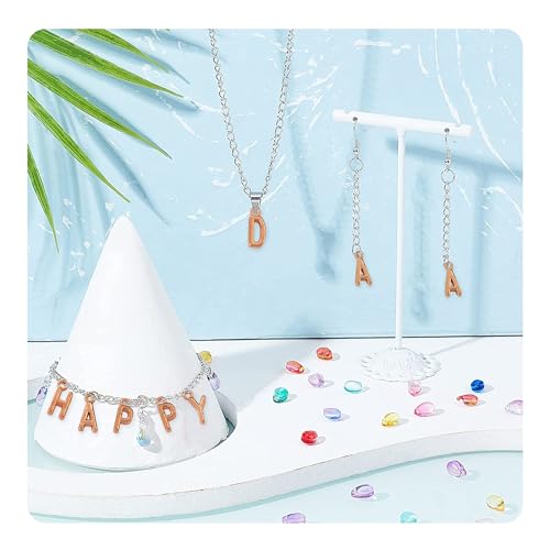 Alphabet Letter Charms - color: Rose gold