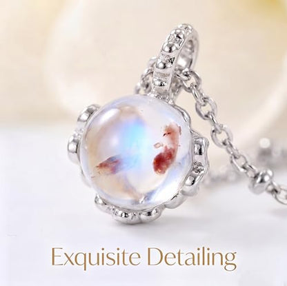 18K Gold Plated Dainty Necklace for Women, Cubic Zirconia Pendant, Tarnish Resistant Hypoallergenic Jewelry, Fashion Women Accessories - color: Silver