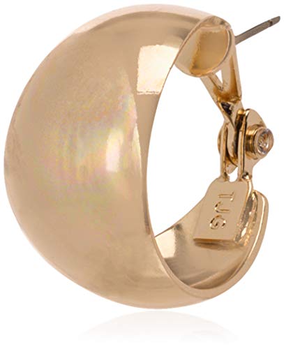 Anne Klein Women's Hoop Earrings, Layered Statement Fashion Jewelry for Everyday and Evening Wear - color: Gold Tapered