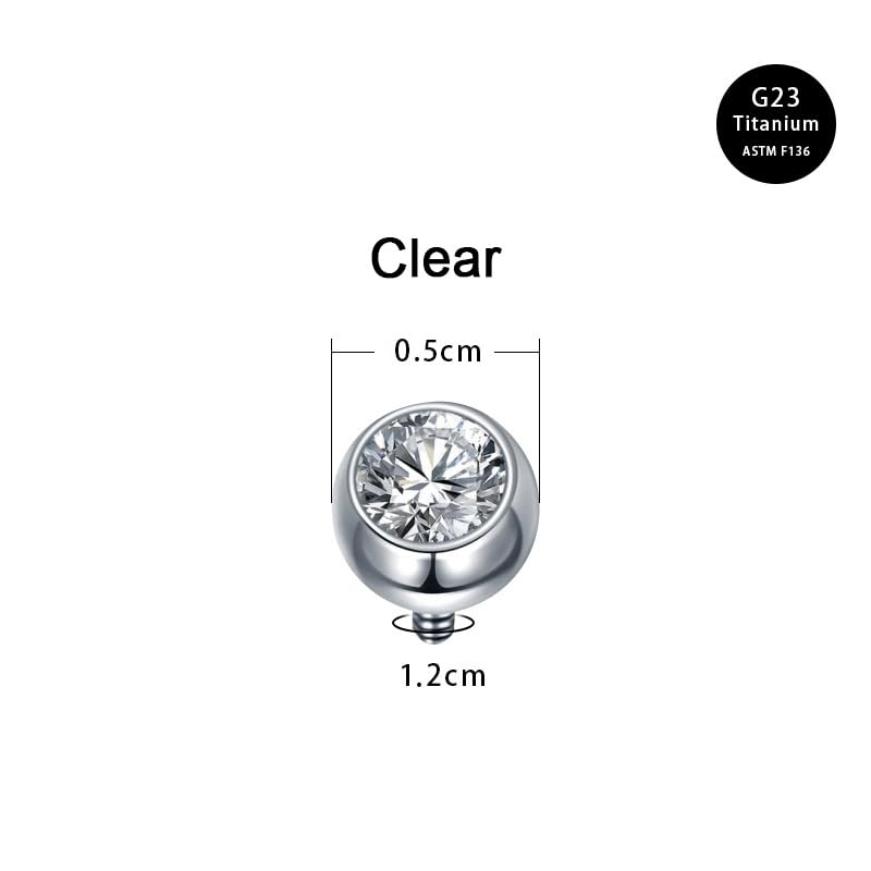 VCMART Belly Button Ring Belly Button Piercing Belly Rings Dangle Belly Button Rings Surgical Steel Clicker Floating Belly Button Rings for Women 14G Silver Gold Belly Navel Piercings Jewelry - color: A8 -3pcs, silver